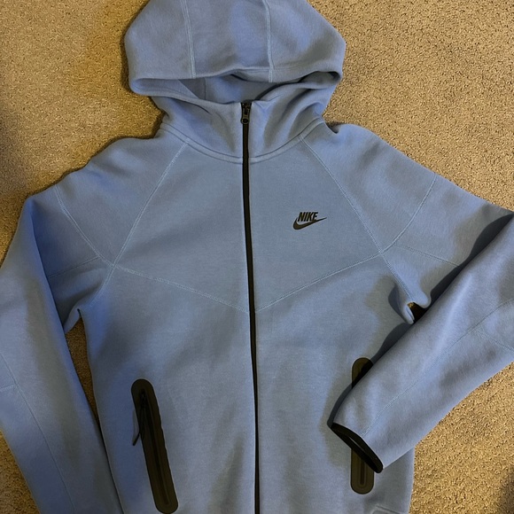 Nike Tech Fleece Full-Zip Hoodie *like NEW*BLUE* - Picture 4 of 5
